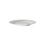 Ein Speiseteller Glitter White von Dutch Rose Amsterdam 26cm.