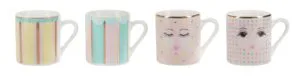 Ein 4er Set Espressotassen Bubblegum von Miss Etoile.