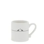 Eine Espressotasse Lovebirds von Bastion Collections aus Keramik.