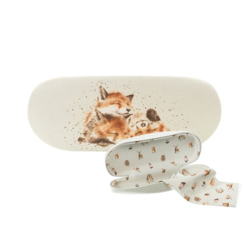 Ein Brillenetui Fuchs von Wrendale.