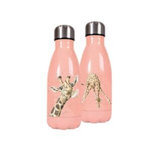 Eine kleine Wasserflasche Giraffe Flowers von Wrendale 260ml.