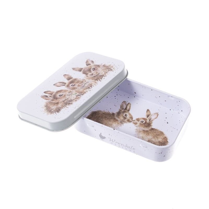 Eine mini Dose Hase Daisy Chain von Wrendale.
