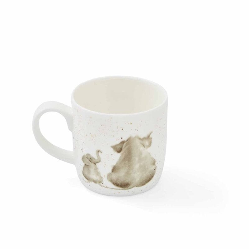 Eine Kaffeetasse Elefant Role Model von Wrendale aus Porzellan 300ml.