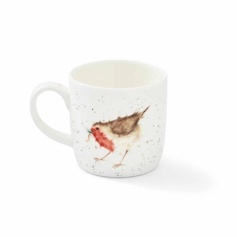 Eine Kaffeetasse Vogel Garden Friend von Wrendale aus Porzellan 300ml.