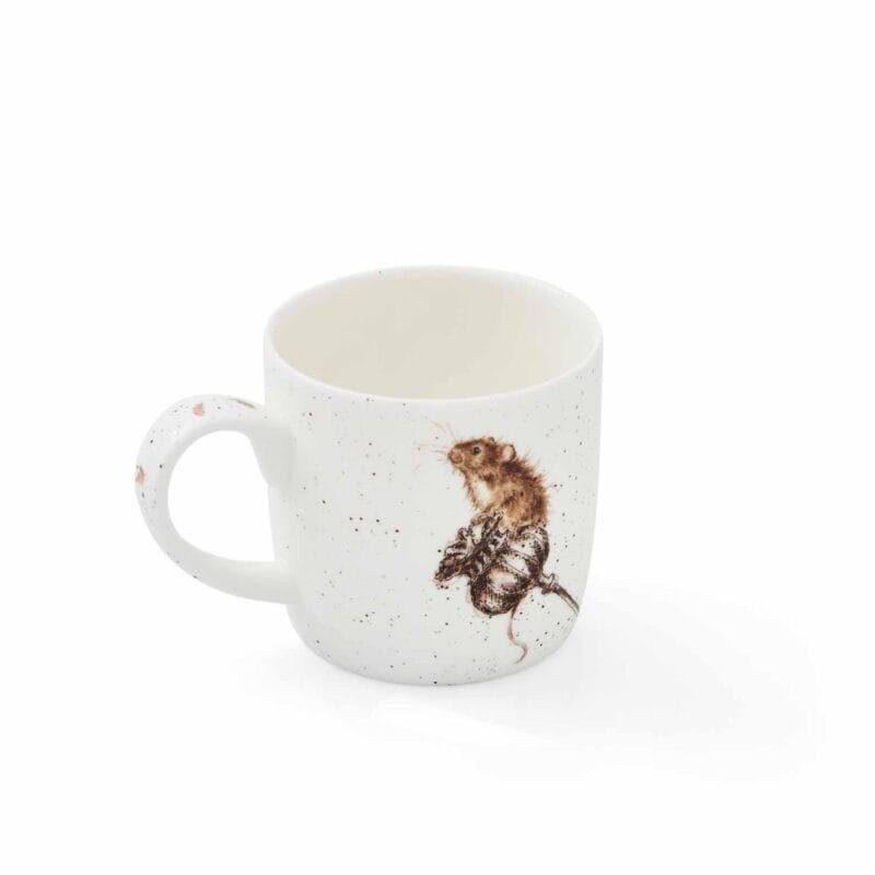 Eine Kaffeetasse Maus Country Mice von Wrendale aus Porzellan 300ml.