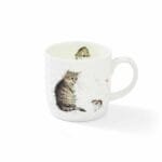 Eine Kaffeetasse Cat and Mouse von Wrendale aus Porzellan 300ml.