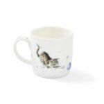 Eine Kaffeetasse Cat and Mouse von Wrendale aus Porzellan 300ml.