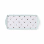 Ein Serviertablett Bienen von Wrendale aus Kunststoff 38_5x17_8x1_8cm.