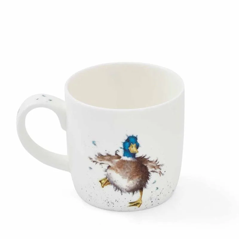 Eine Kaffeetasse Guard Duck von Wrendale aus Porzellan 300ml.