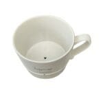 Eine Kaffeetasse Titan Happiness is Homemade von Bastion Collections aus Keramik 300ml.