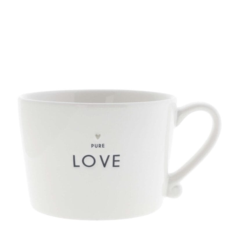 Eine Kaffeetasse Pure Love von Bastion Collections aus Keramik 300ml.