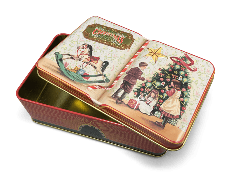 Eine Plätzchendose Buch Christmas Tree von Style Box.