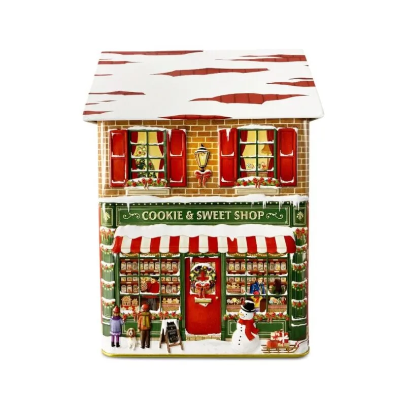 Eine Plätzchendose Stadthaus Winter Cookie von Style Box.