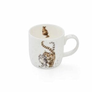 Eine Kaffeetasse Feline Good von Wrendale aus Porzellan 300ml.