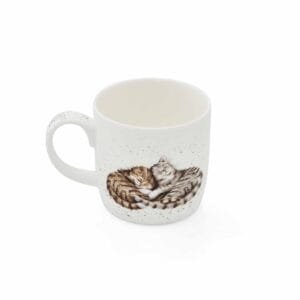 Eine Kaffeetasse Feline Good von Wrendale aus Porzellan 300ml.