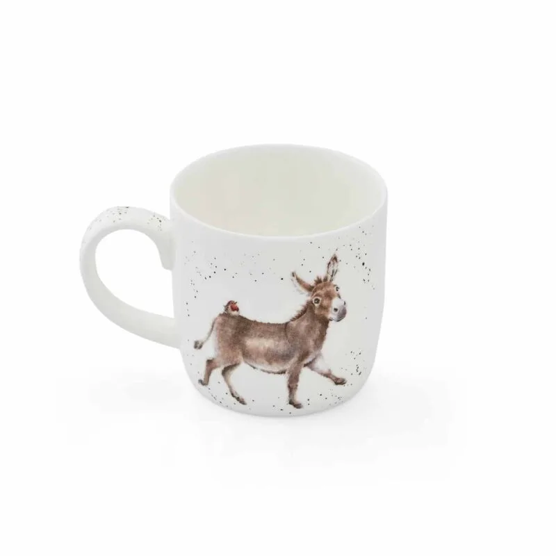 Eine Kaffeetasse Hee Haw von Wrendale aus Porzellan 300ml.