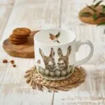 Eine Kaffeetasse Hee Haw von Wrendale aus Porzellan 300ml.