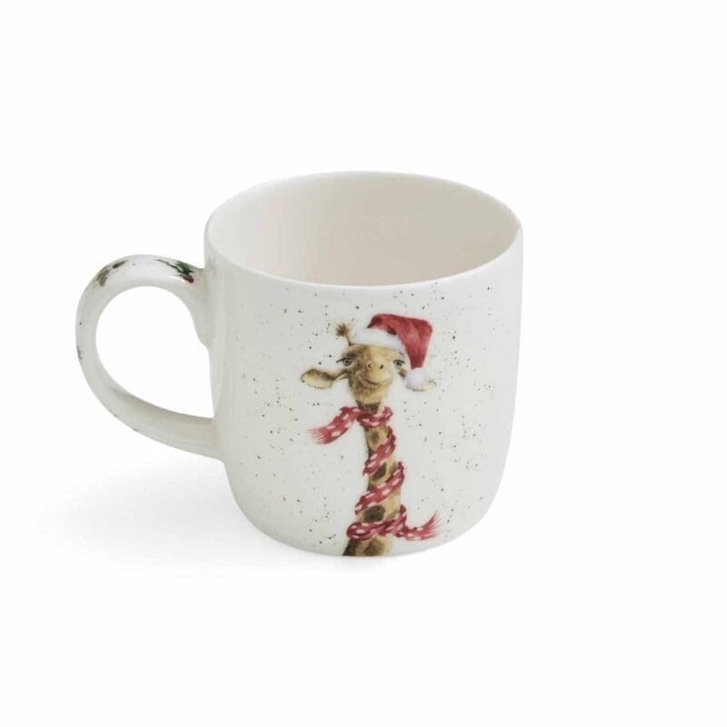 Eine Kaffeetasse Ho Ho Ho von Wrendale aus Porzellan 300ml.