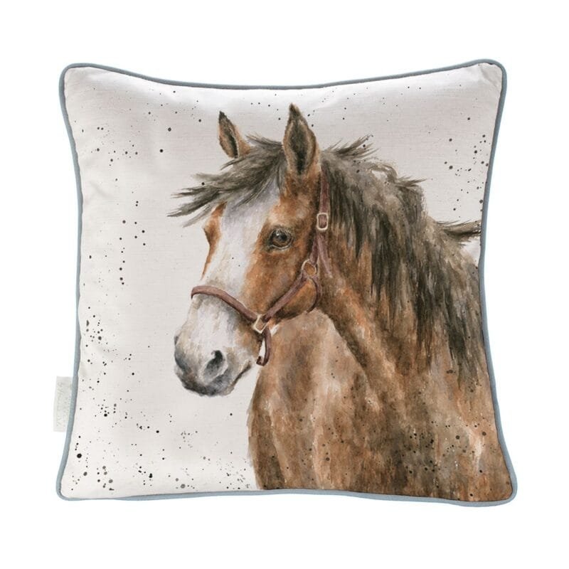 Ein Kissen Spirit Horse von Wrendale mit Federfüllung 40x40cm.