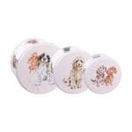 Ein 3er Set Kuchendosen Nest Dogs von Wrendale.