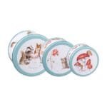 Ein 3er Set Kuchendosen Nest Country von Wrendale.