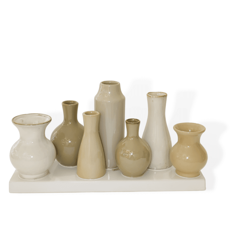 Eine Mini Vase Yana von Spang aus Keramik 30x10x16cm.