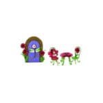 Five Oaks Gartendeko Tee-Party Geschenkset - Poppy Mohn