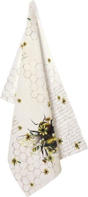 IHR Geschirrtuch Bee Queen cream 50x70cm