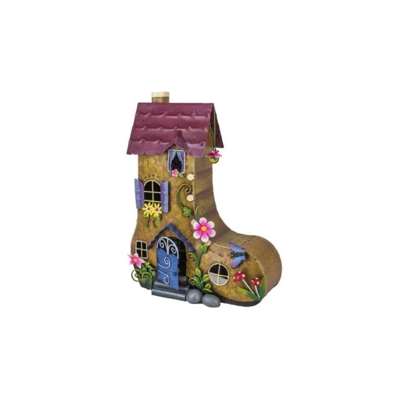 Five Oaks Feen-Haus Deko Garten Schuh