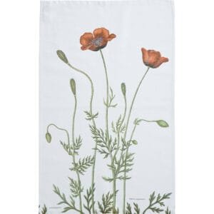 Koustrup Küchentuch Baumwolle 48x70cm Geschirrtuch Mohn Poppy