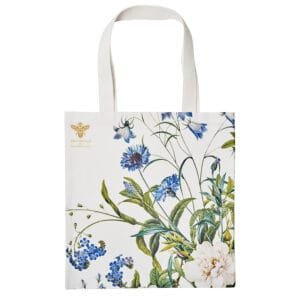 Koustrup Tragetasche Baumwolle 42x42cm Blue Flower Garden